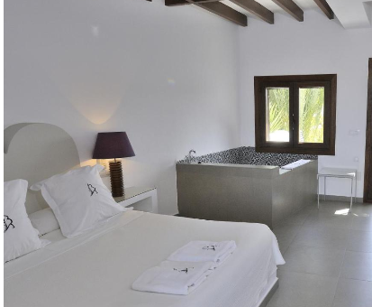 Foto de habitacion con jacuzzi en el Hotel La Almendra y el Gitano