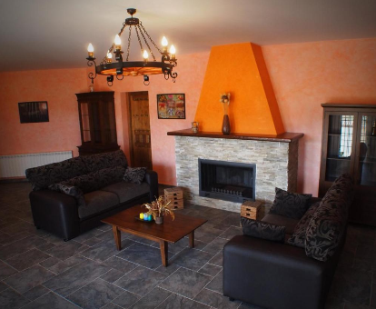Foto de la sala de estar de Villa casa rural Las Canteras de Cabaneros