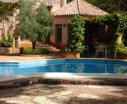 Foto de Villa Chalet rural en La Mancha tomada desde la zona de la piscina