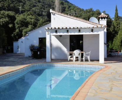 Foto de villa Modern Holiday home In Casares tomada desde la zona de la piscina