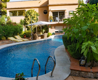 Foto de Villa la estrella del mediterraneo con vista a la piscina